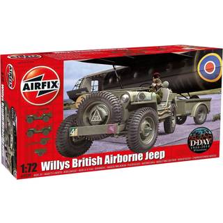 Airfix Willys Jeep, Trailer 6Pdr Gun 1:72 [Levering: 1-2 dage]