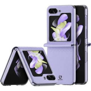 Samsung Galaxy Z Flip5 Dux Ducis Bril Flip Cover - Lilla