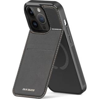 iPhone 15 Pro - DUX DUCIS Rafi RFID Magsafe cover med kortholder - Sort