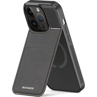 iPhone 15 Pro Max - DUX DUCIS Rafi RFID Magsafe cover med kortholder - Sort
