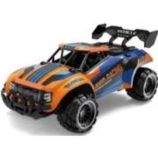 TEC-TOY Jeep Racing 1:18 2,4GHz, blå/orange [Levering: 1-2 dage]
