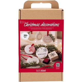 Lav juleophæng af ler, 20+ stk
