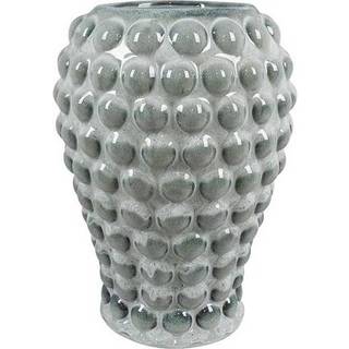 Blågrøn vase i keramik