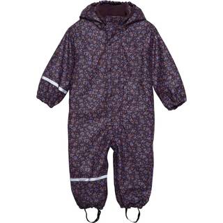 Celavi Plum Perfect Blomstret Regndragt Med Fleecefoer