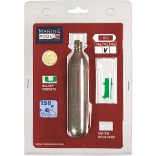 Genladnings kit til oppustelig redningsvest Marinepool, Halkey Roberts + kulsyrepatron 33 gram + saltpatron