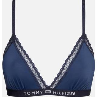 Tommy Hilfiger Lace Unlined Triangle Bra - Navy-2 - X-Large