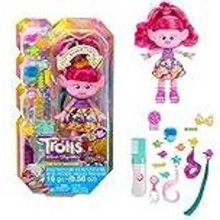 Mattel DreamWorks Trolls Band Together Doll & 15+ tilbeh?r H?r-tastic dronning Poppy mode dukke med glitterkam