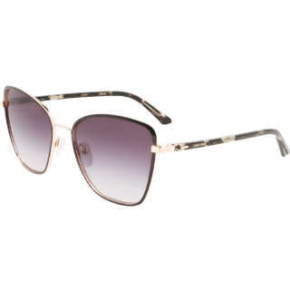 Calvin Klein Kvinde CK21130S 001 Solbriller Metal Sort Violet Sommerfugl Normal Fotokromatisk