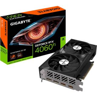 Gigabyte NVIDIA GeForce RTX 4060 Ti WindForce OC 8GB GDDR6
