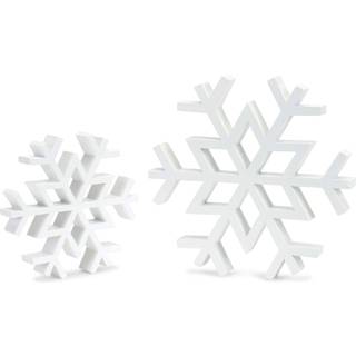 Wooden Snowflake (sæt af 12)