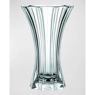 Nachtmann Saphir Collection Crystal Vase 10,6-tommer dekorativ glasvase til blomster hjem D? Cor og centerpieces g?r et godt bryllup eller husopv