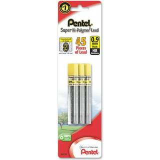 Pentel Super Hi-Polymer f?rer 0,9 mm Hb Medium 12 f?rer pr. R?rpakke med 3 r?r