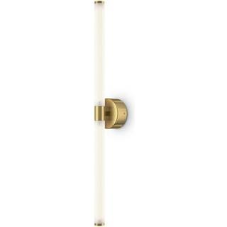 Maytoni LED-væglampe Axis, guldfarvet, højde 63 cm