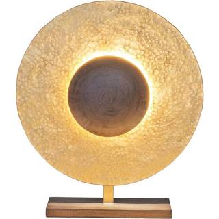 Satellite bordlampe, højde 52 cm, guld/brun