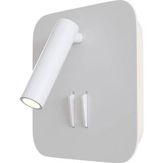 Maytoni Ios 176 LED-væglampe, kantet, hvid