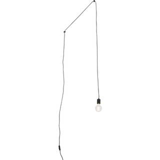 Design pendellampe sort med stik - Cavalux