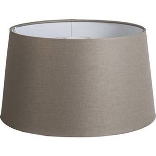 Linen lampeskærm Taupe 35/30/18