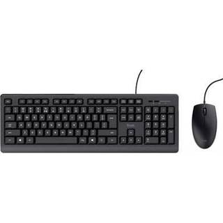 Trust TKM-250 Tastatur og mus-sæt Kabling