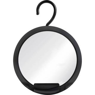 Mirrorvana Dual Anti Fog Bruser Mirror til barbering med krog til h?ngende og t?gefri knustfast overflade - Fyld tilbage kammer/reservoir med var