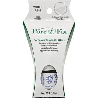 Porc-A-Fix AS-1 Touch-Up Glasur, Hvid - Øjeblikkelig reparation og efterbehandling af porcelænsskår