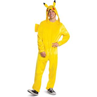 Pokemon Pikachu Deluxe voksen kostume | L/xl