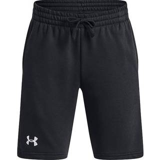 Under Armour Rival Fleece Boys' Shorts Black / White YSM (127 - 137 cm)