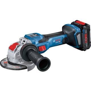 Bosch Professional GWX 18V-15 SC Vinkelsliber med 2 stk. 5,5Ah batterier og lader