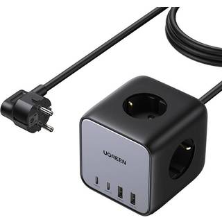 UGREEN DigiNest Cube 65W Stikdåse (3 AC outlets + 65W 2A2C)