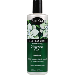 Shikai Daily Moisturizing Shower Gel (Gardenia 12 Oz) | Blid formel | Med Aloe Vera & havregryn til bl?d sund hud | T?r hudaflastning