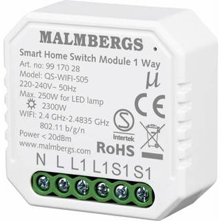 Trådløs WiFi Relæ - 1 Udgang