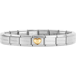 Nomination Classic Stainless Steel Starter Bracelet - 13 Links / 11cm - Silver