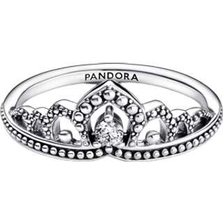 Pandora Silver Regal Beaded Tiara Ring - 50