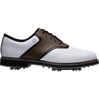 Footjoy herre FJ Originals Golf Shoe White/Brown 8,5 bred