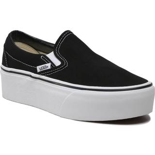 Vans - Classic Slip-On Stackform Shoes, Woman, Black, Size: 39 - Black - 39