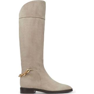 Jimmy Choo Nell suede knee-high boots - grey - EU 35.5