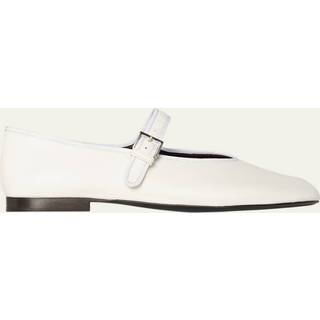 The Row Leather Mary Jane ballet flats - white - EU 38
