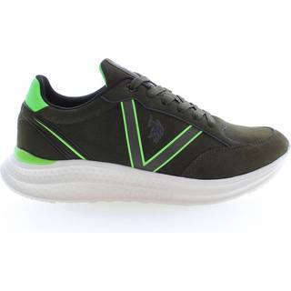 U.S. POLO ASSN. Green Polyester Men Sneakers