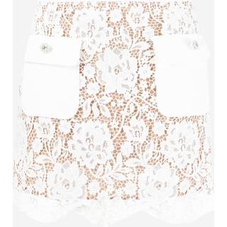 Self-Portrait Lace miniskirt - white - XS