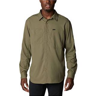 Columbia Silver Ridge Utility Lite Long Sleeve Skjorte Herrer størrelse L farve olivengrøn