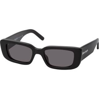PALM ANGELS Unisex PERI003 Giorgina 1007 Black Solbriller Acetat Sort Grå Firkantet Normal