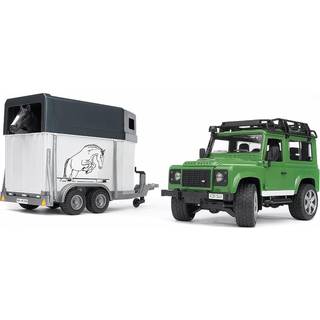 Land Rover med hestetrailer Bruder 2592