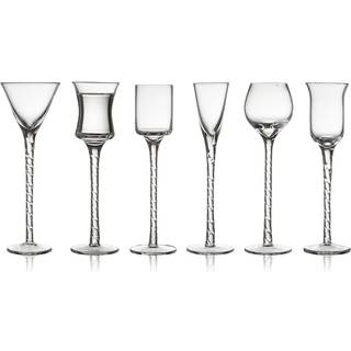 Lyngby Glas Rom Snapseglas 18 cm 6 stk Klar