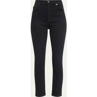 Agolde Nico high-rise slim jeans - black - XXS-XS