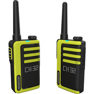 KENWOOD Two-Way Radio Black, Yellow