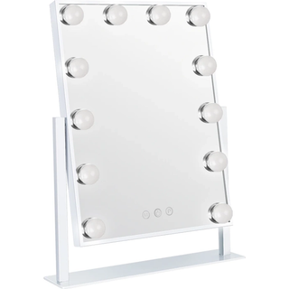 Gillian Jones LED Light Hollywood Mirror White