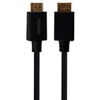 Deltaco 8K Ultra High Speed LSZH HDMI-kabel 2.1 - Sort - 4m