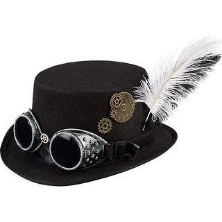 Steampunk hat med briller