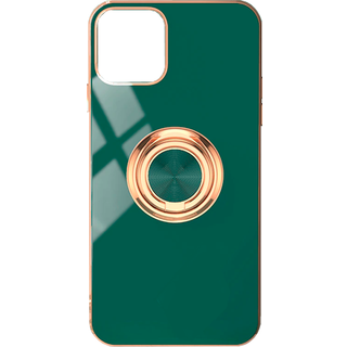Hybridcover med ringholder iPhone 13 Hvid