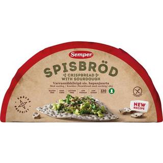 Semper Spiseknækbrød Glutenfri - 330 g