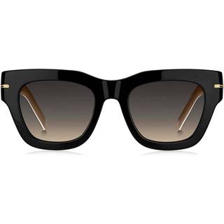 Hugo Boss Kvinde BOSS 1520/N/S 0WM/PR Solbriller Bio-cecid Sort Multifarvet Firkantet Skygge